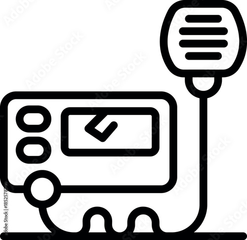 Voice recorder capturing audio with attached microphone, ensuring clear and accurate sound recording for various purposes