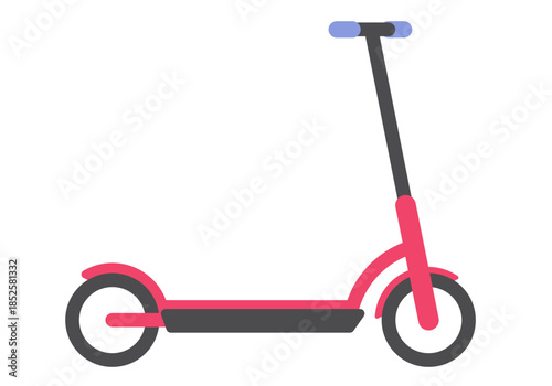 Bicycle and kick scooter forbidden and allow safety road street signs vector graphic illustration icon set, electric bike area lane path warning symbol, parking blue red attention image clip art