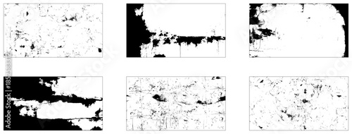 Subtle grunge vector urban textures. Distressed overlay texture set. Grunge backgrounds. Abstract textured effects. 