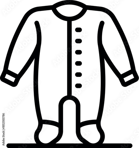 Comfortable sleepsuit ideal for newborn children, providing warmth and comfort