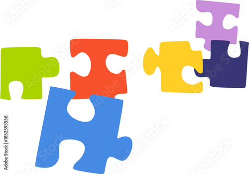 Children's Toy Puzzle Pieces
