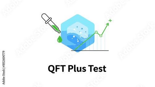 Concept illustration for the QuantiFERON-TB Gold Plus (QFT-Plus) test.