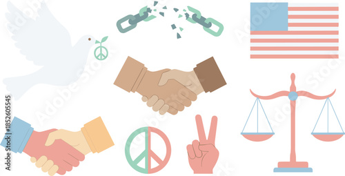 Symbols of unity and justice