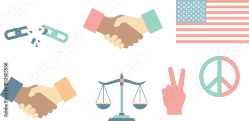 Symbols of unity and justice