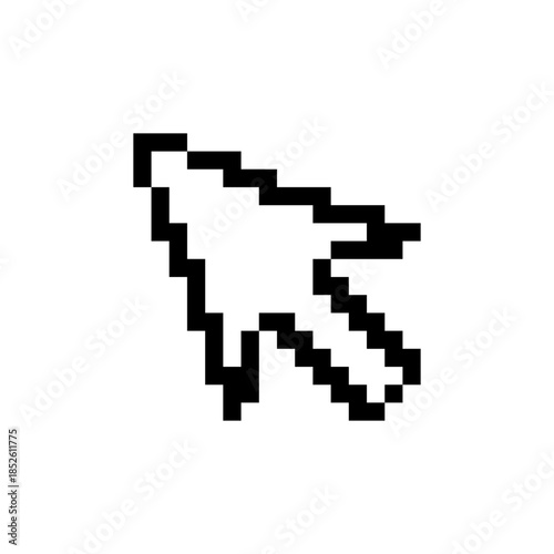 マウスカーソル 矢印のピクセルアート