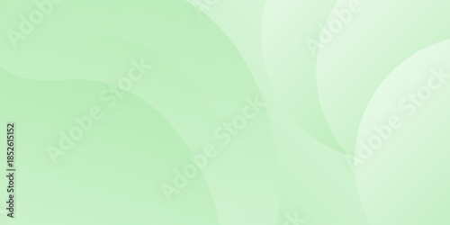 Vector green background with smooth, flowing curves and a light gradient effect mode