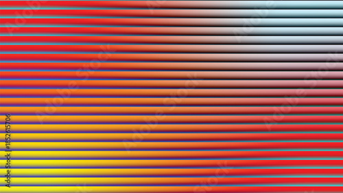 Metallic textured design featuring a dark red and yellow striped background with horizontal corrugated lines on an old steel surface wallpaper