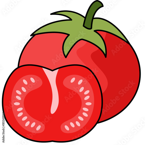 Tomato Fresh Produce illustration