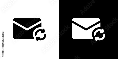 メール更新・同期のアイコン