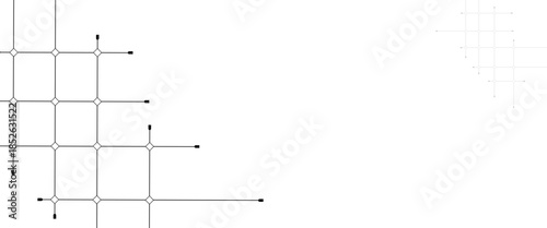 Vector creative idea of modern design with geometric technology background with lines and dots with electronics elements on tech Bg.