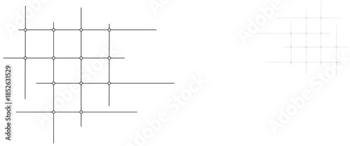 Vector creative idea of modern design with geometric technology background with lines and dots with electronics elements on tech Bg.