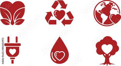 Eco-Friendly Love Icons for Sustainable Lifestyle