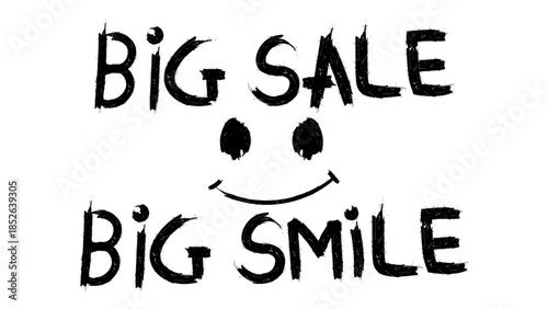 'Big Sale' at the top and 'Big Smile