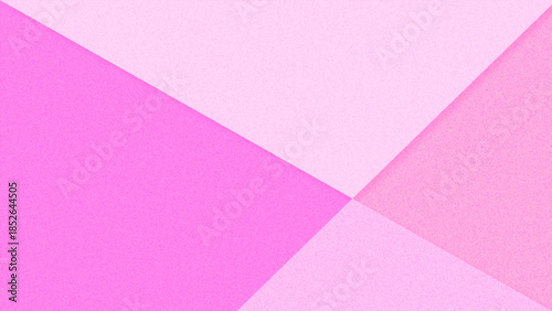 Geometric pink background with abstract shapes and multiple shades