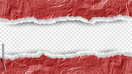 Hyper realistic torn paper edges, vector illustration. Ripped paper or torn paper edge. seamless torn paper edges	