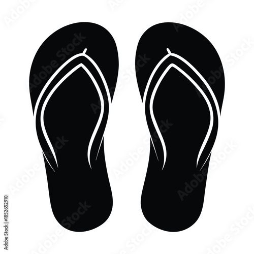 Flip flops isolated on white