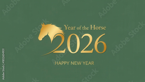 Year of the horse 2026 happy new year