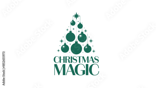 Christmas magic festive holiday decoration