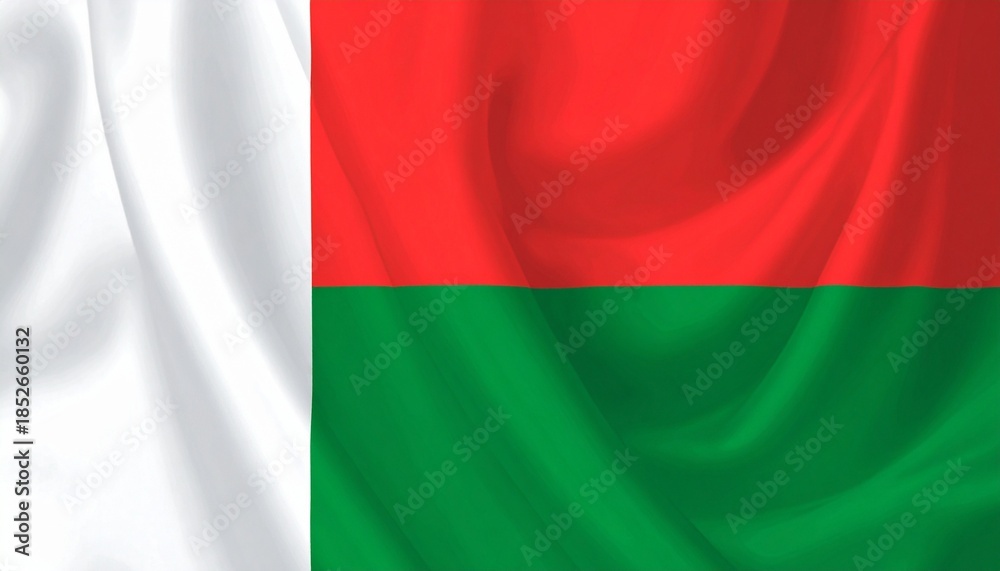 Fototapeta premium flag of Madagascar