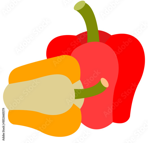 Bell Pepper flat icon