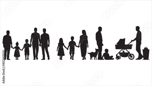 Hand-Drawn Architectural Element Set Park Figures, Sections, Elevations & Floor Plans for Landscape Design.