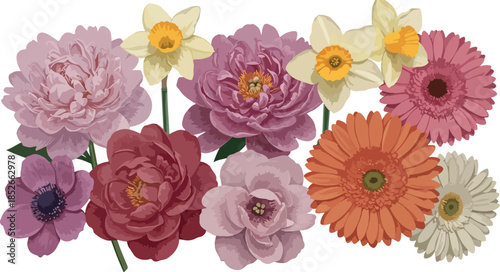 Pixel Art Floral Arrangemen...