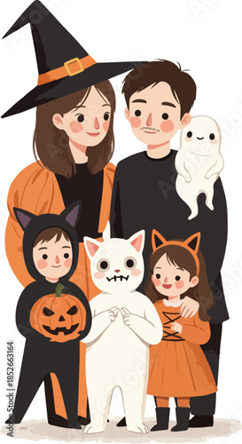 Pixel Art Halloween Family ...
