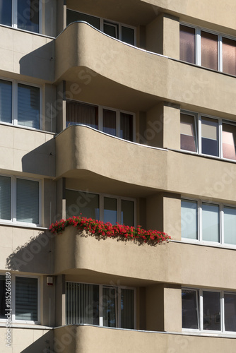 Bilde på lerret ARCHITECTURE - A classic modernist tenement house in Gdynia