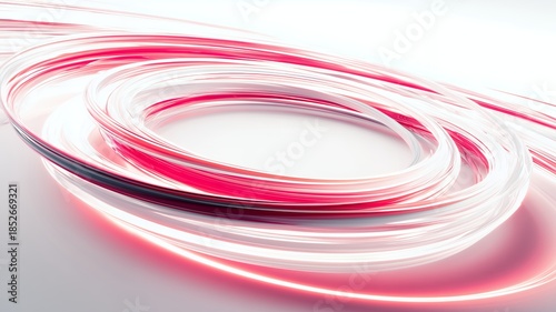 Red Abstract Circular Motion