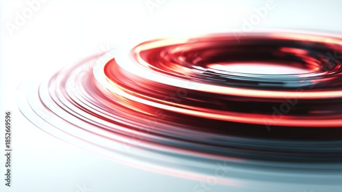 Abstract Red Light Spiral