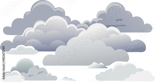 Dramatic Cloudy Sky with Atmospheric Cloud Formations