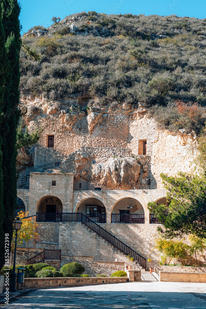 Fototapeta premium Agios Neophytos mountain Monastery on Cyprus