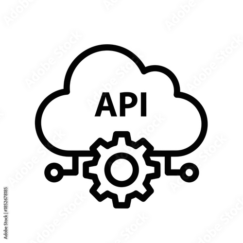 Cloud api configuration and integration: a visual representation of connected software services