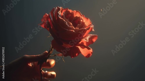 Wilted Rose in Handheld