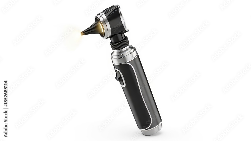 Fototapeta premium Medical Otoscope Isolated Illustration