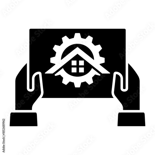 real estate agent Solid icon