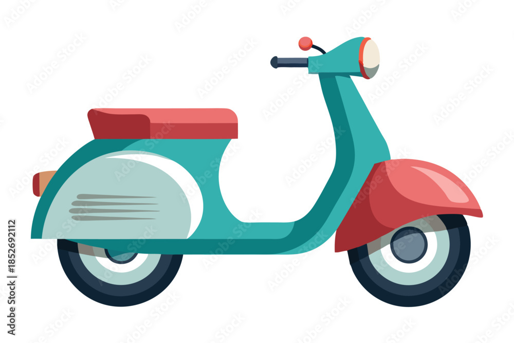 Obraz premium scooter on white background (1)