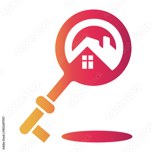 real estate agent Gradient icon