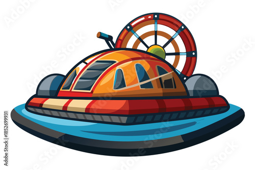 Foto hovercraft on white background (6)