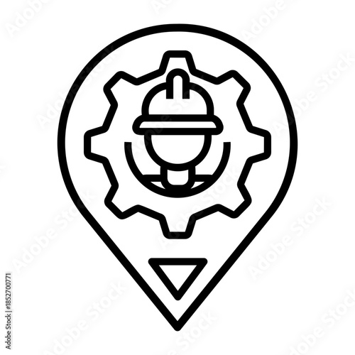 safety procedure Line Icon