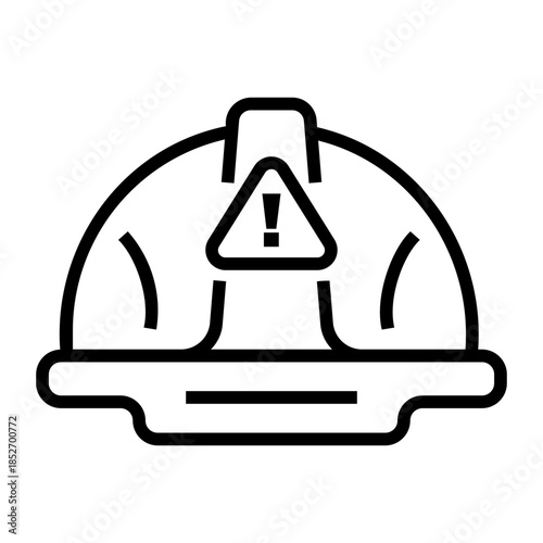 safety procedure Line Icon