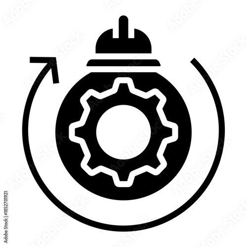 safety procedure Solid icon