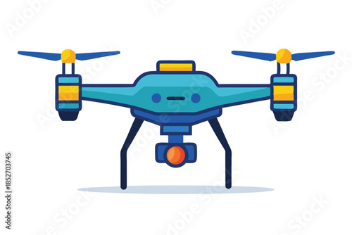 drone on white background