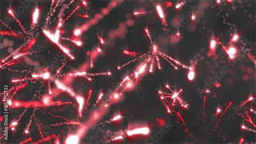 Fireworks Explosion Transition on transparent background with alpha channel