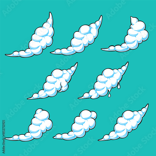 Foam or Clouds for Background Decoration