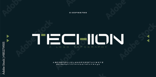 Abstract modern urban alphabet fonts. Typography sport, technology, fashion, digital, future creative logo font. vector illustration