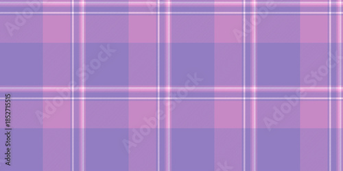 Ornamental background texture textile, nostalgic vector fabric plaid. Mixed tartan pattern seamless check in indigo and purple colors.