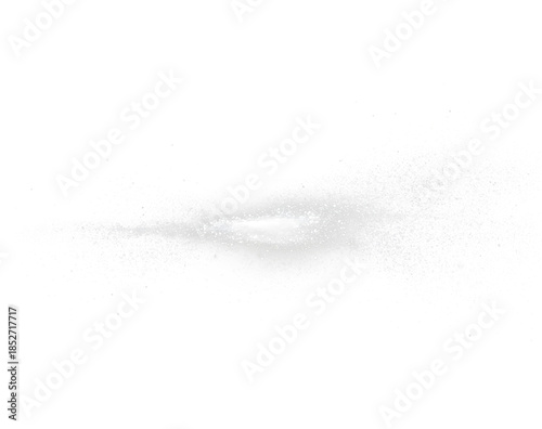 Abstract White Particle Explosion with Soft Light Core on Transparent Background
