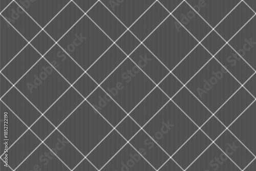 Baby fabric vector seamless, handkerchief plaid pattern texture. Pastel background check textile tartan in neutral and grey colors.