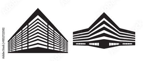 Architectural icon set isolated on white background st isaac cathedral landmark architecture symbol